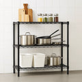 Adjustable Heavy-Duty Iron Shelving Storage System Modern Design Office Furniture for Hospital School Workshop Hotel Kitchen