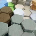 Studio Decorative Recording Studio Pet Panels Acoustic Hexagon Polyester Fiber Acoustic Panel