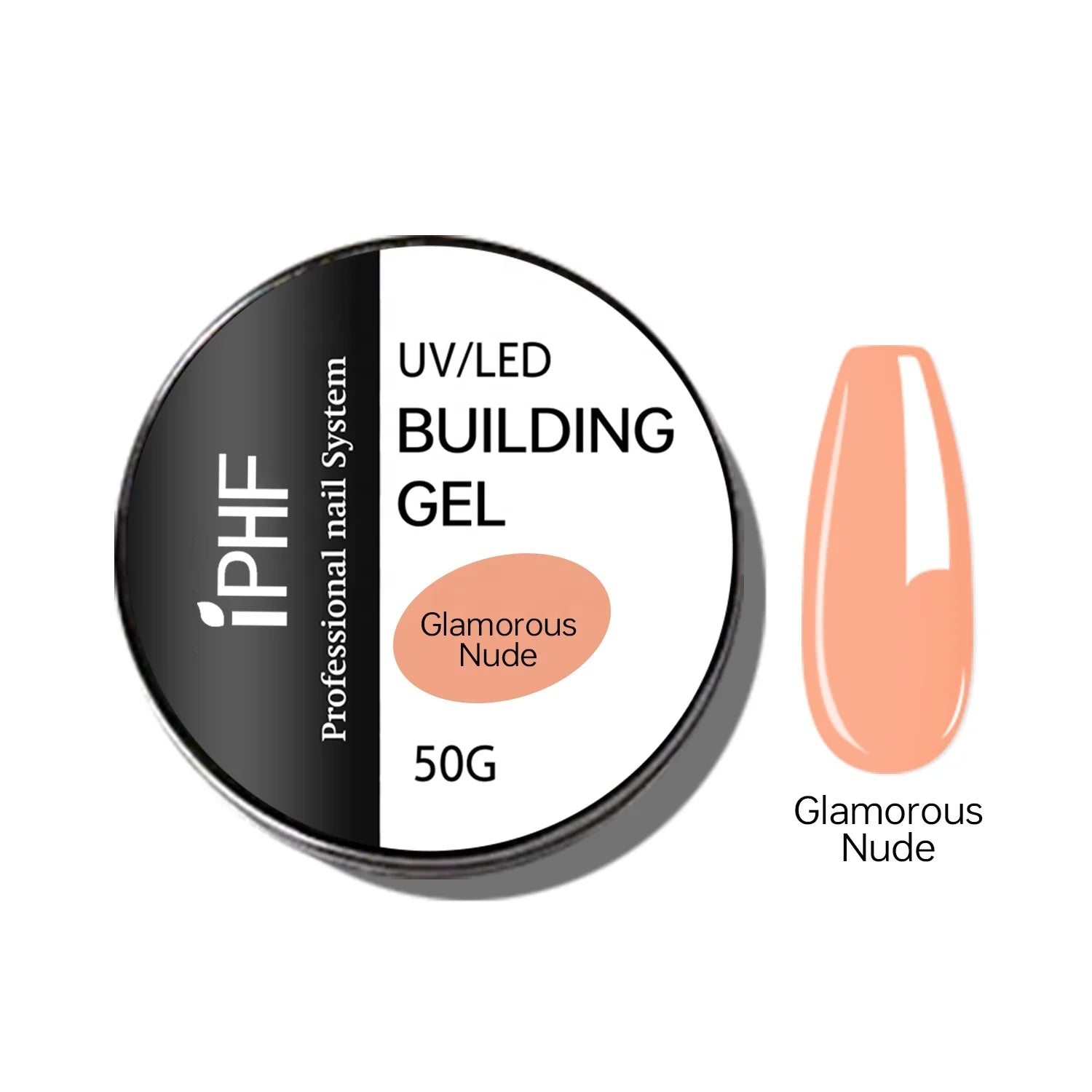 50g Acrylic Gel Shimmer Building Nail UV Gel  for Nail Extension for Damaged Nails Salon Manicure