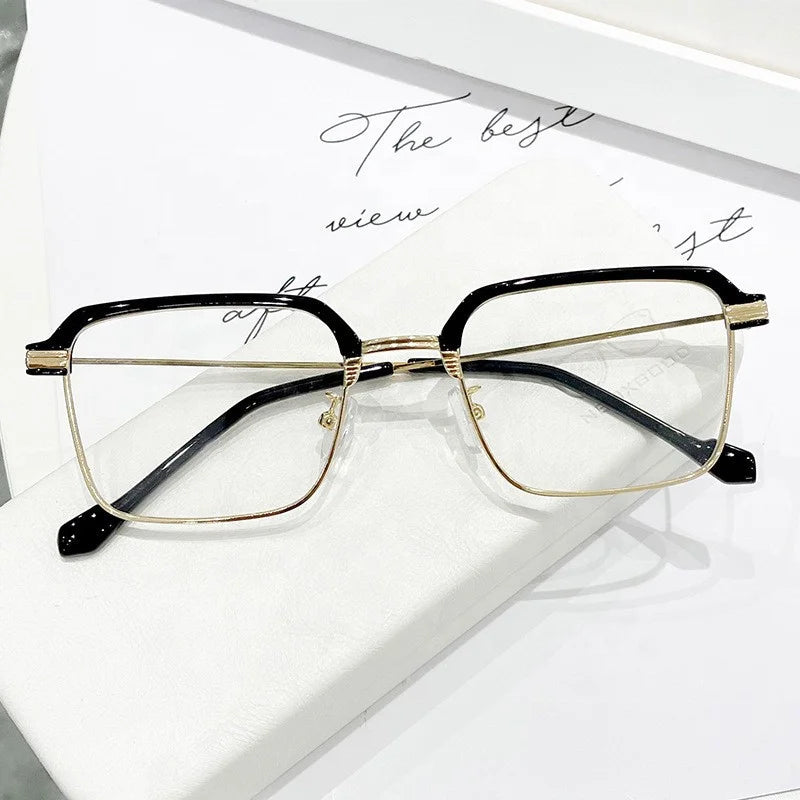 Square Glasses Anti Blue Light Global Recycled Standard Certified Suitable for Long Time Screen Use Office Work and Daily Use MegaBDM
