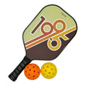 Pickleball Paddle Raw Edgeless Quiet Pickle Ball Racket Set