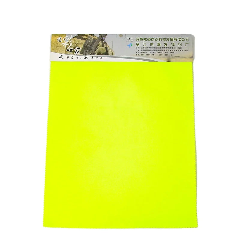 1050D Breathable Nylon Tactical Waterproof Cordura Fabric Hiv Yellow PU Coated for Bags & Garments for Boys & Girls
