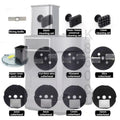 Original K8600 Multifunctional Vegetable Cutter Blade Accessories Dicing Shredding Slicing Disc Cleaning Brush Full Size Calibre