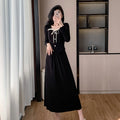 2025 Spring Sweet 2 Piece Set for Women Square Collar Top And Slim Knitted Set Ropa Wholesale