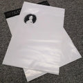 Wholesale High Quality Reusable Handle Shipping Bags Waterproof White Mailer Bag with Self-Adhesive for Clothes