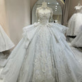 For Jancember DW0036 Women's Wedding Ball Gown Unique Shiny Bridal Dress Shawl for Parties Natural Anti-Static Ruffles Pleats