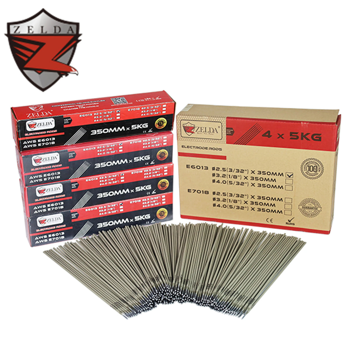 MMA Welder AWS E6013 Rutile Welding Electrodes for Welding Machine MegaBDM