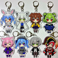 Customized Irregularly Shaped UV Printed Anime Character Acrylic Plastic Keychain Gift MegaBDM