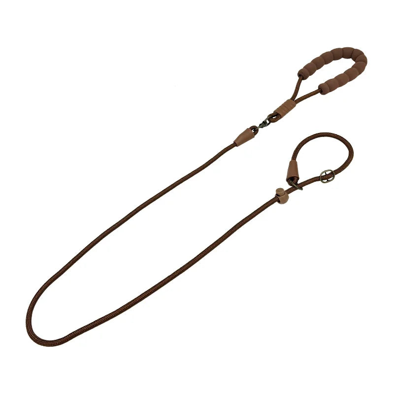 Heavy Duty Rope Dog Leash Slip Lead with Comfortable Padded Handle Durable Training Leash for Medium Large Dogs Pet Supplies MegaBDM