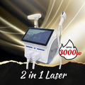 2 IN 1 NEW Ice Titanium Diode Laser Hair Removal Machine ND：YAG Picosecond Tattoo Removal Machine 4000w
