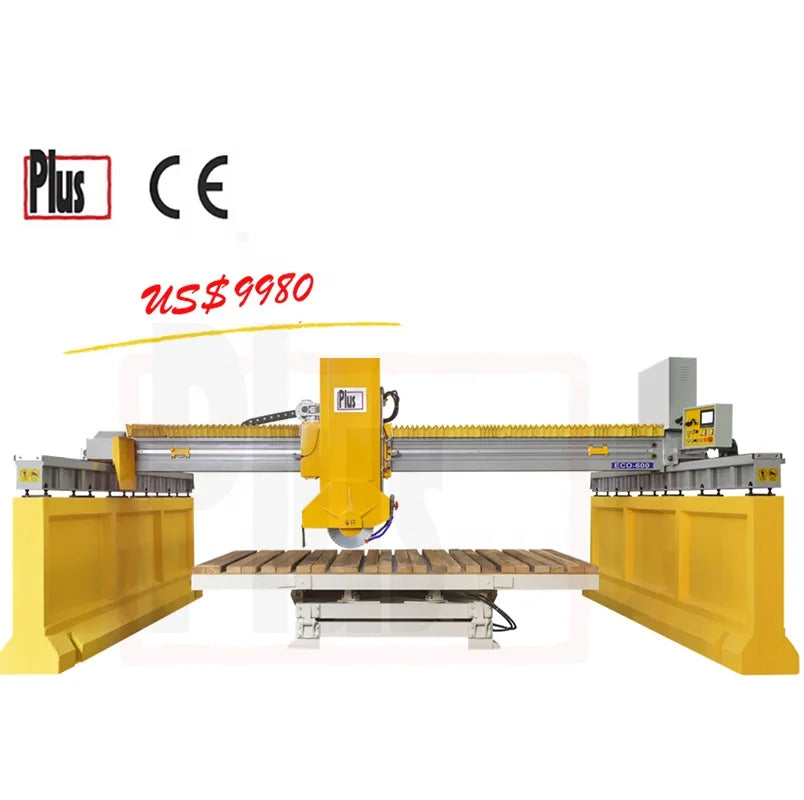 ECO800 STONEPLUS 3 Axis Machinery Natural Stone Cutting Machinery Infrared Stone Bridge Saw for Quartz Marble in China