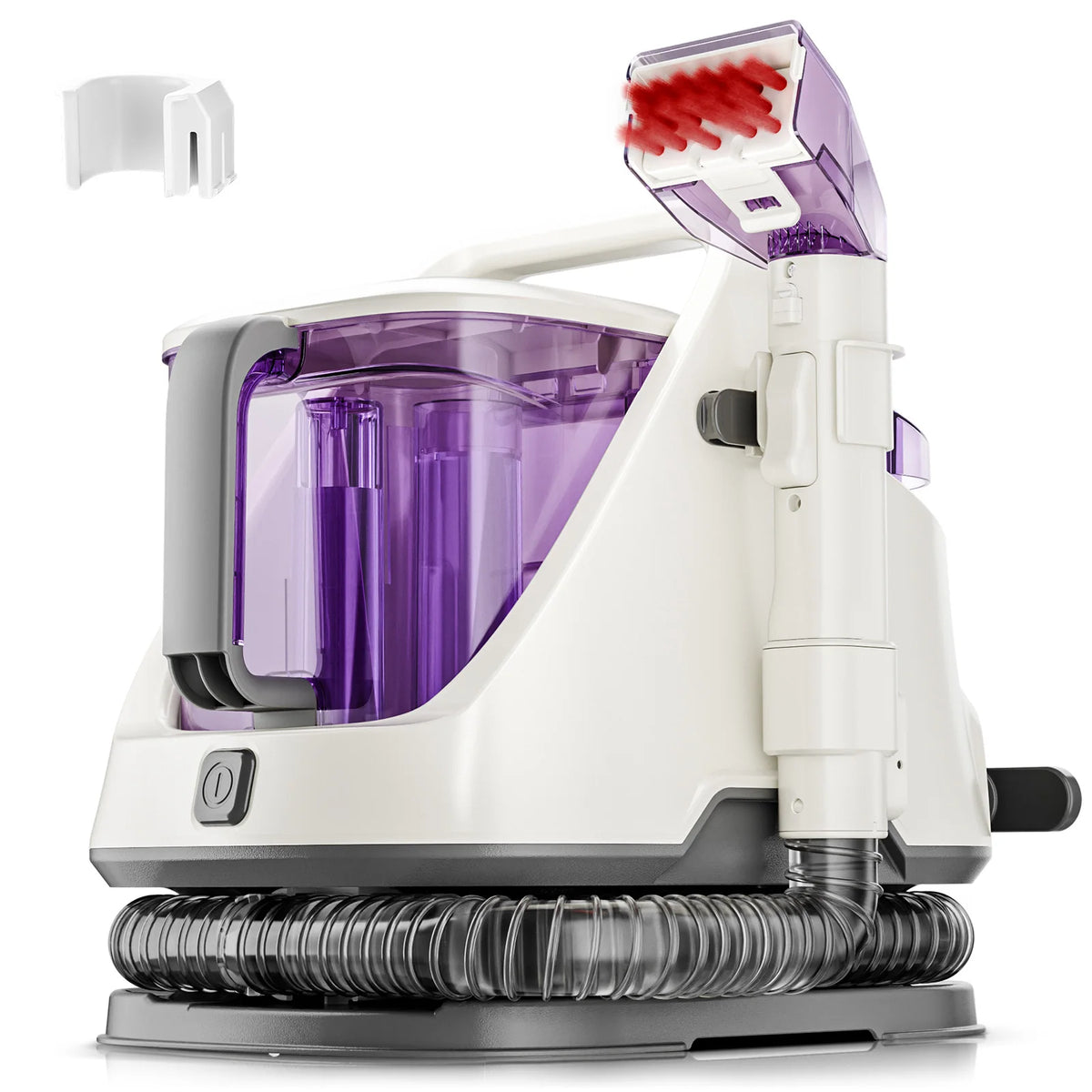 650W Portable Carpet Cleaner 12KPa Suction 3M Cord Upholstery Cleaner for Home Fabric Sofa Rug MegaBDM