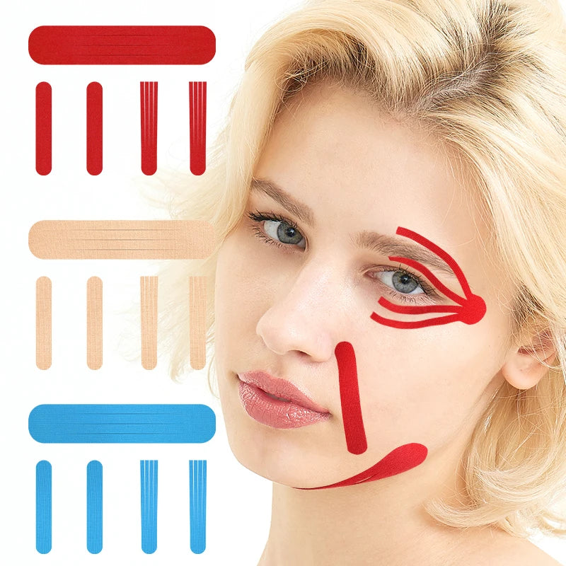 Facial Myofascial Lift Tape Face Lift Tape Face Anti Wrinkle Patches Stickers for Women