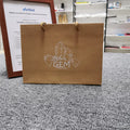 Personalized Eco-friendly Handle Ribbon Paper Shopping Bag with logo Dealer Shopping Paper Bag Shopping Bag Custom logo