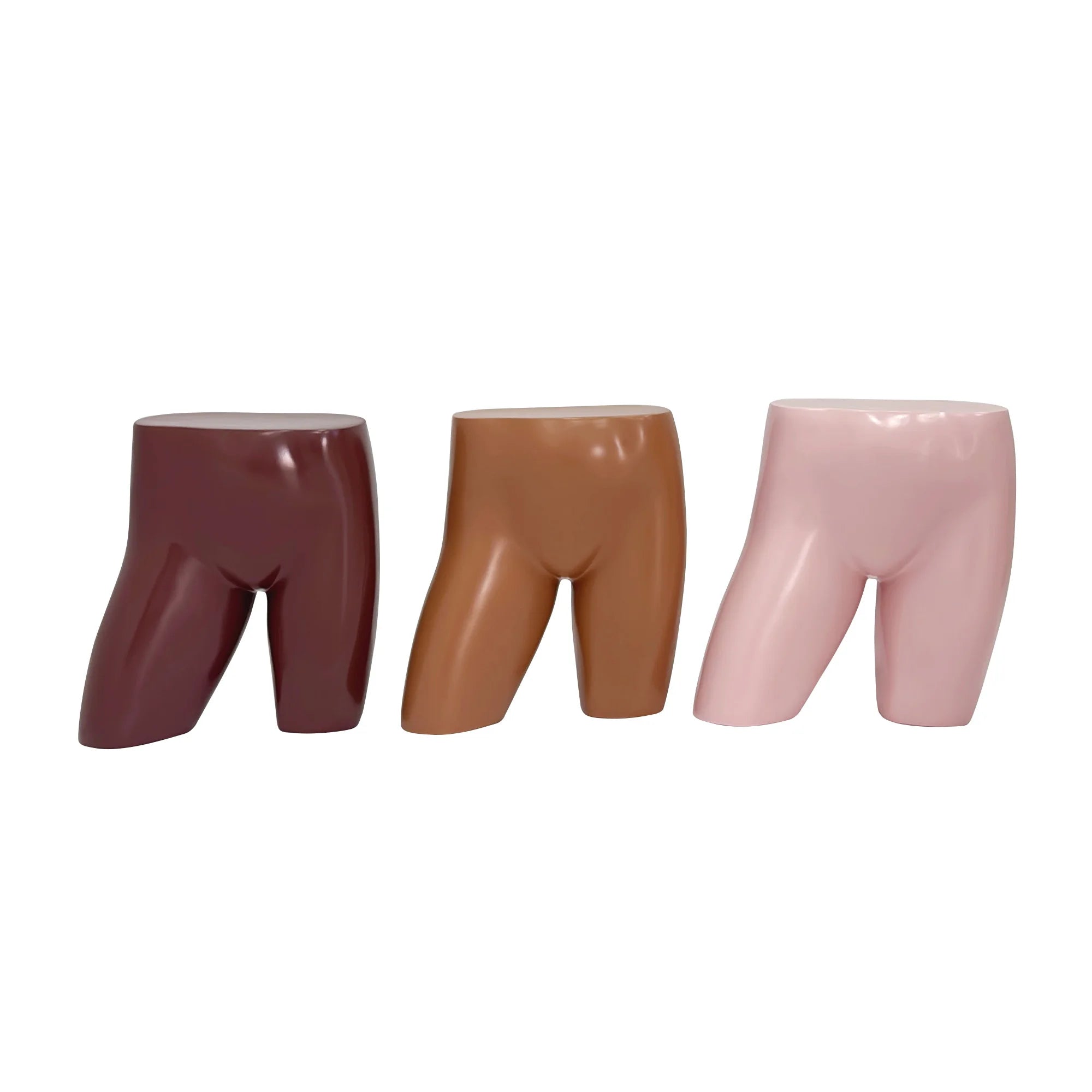 Female Lower-Body Multiple Skin Tones Customized Yoga Hip Mannequin Fiberglass Display Model Standing Pose