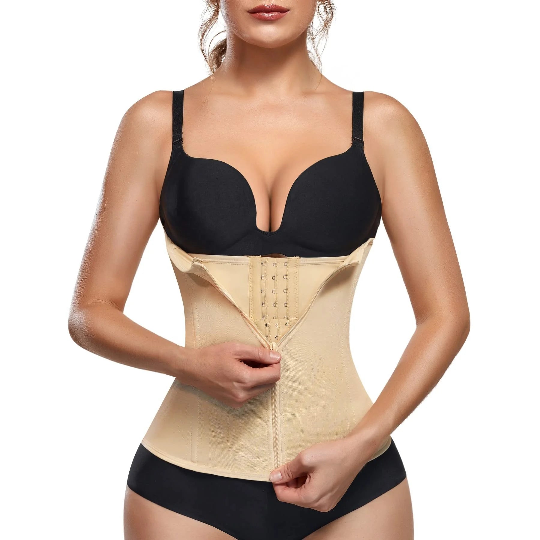 New Launch of Breathable Fashionable Compression Waist Trainer Tummy Control Corset Corset Latexe Corset Lingerie Colombian