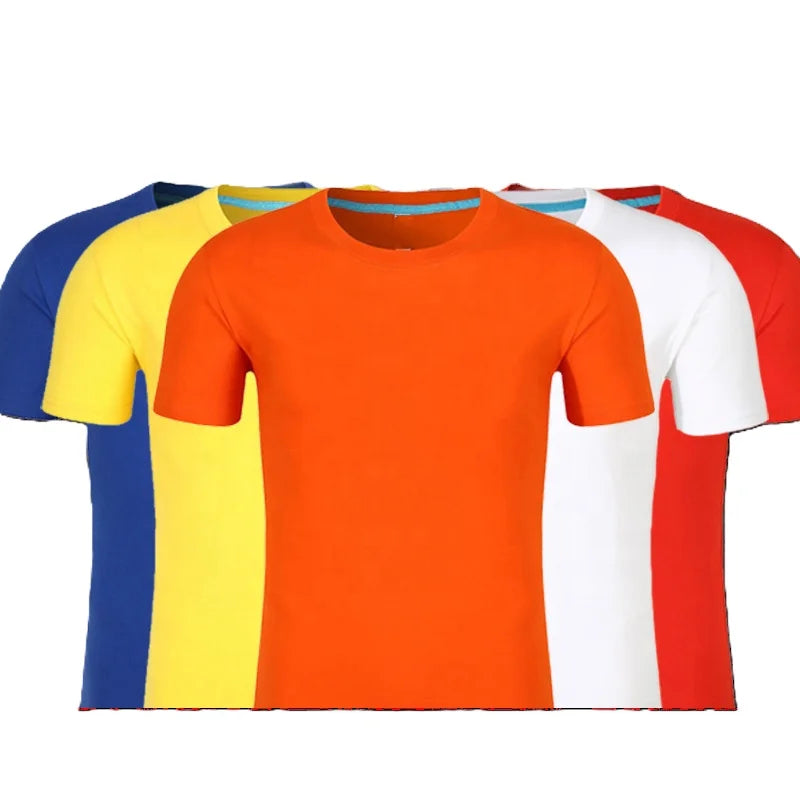 China Bangladesh Factory Price OEM Customized Logo Embroidery Mens Quick Dry Advertising Event Round Neck Promotional T Shirt