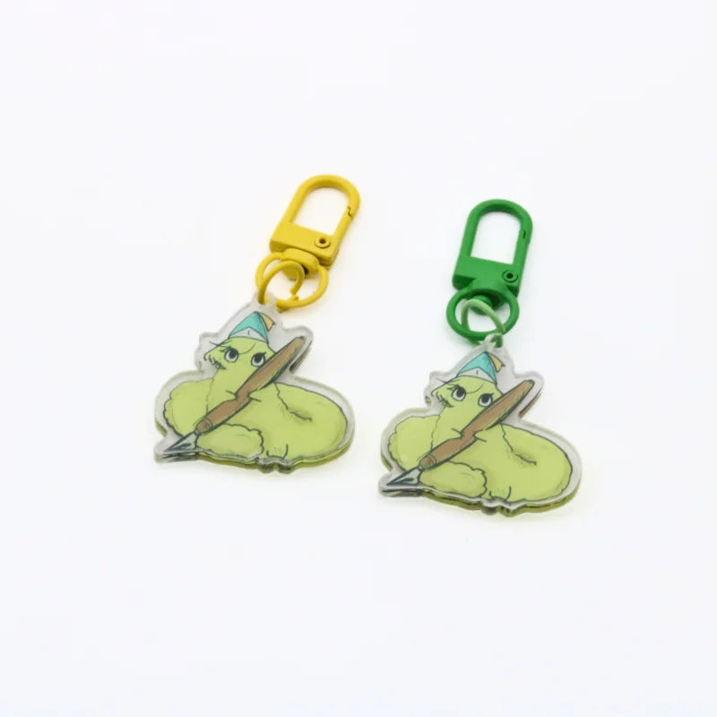 Custom Design Cute Fashion Promotional Keychain Colored Metal Keychains Double Sides Printing Acrylic Charms MegaBDM