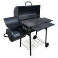 America Popular Selling Oil Drum Steel Offset Smoker BBQ Charcoal Grill Remote Control CE Certified for Outdoor Camping Large