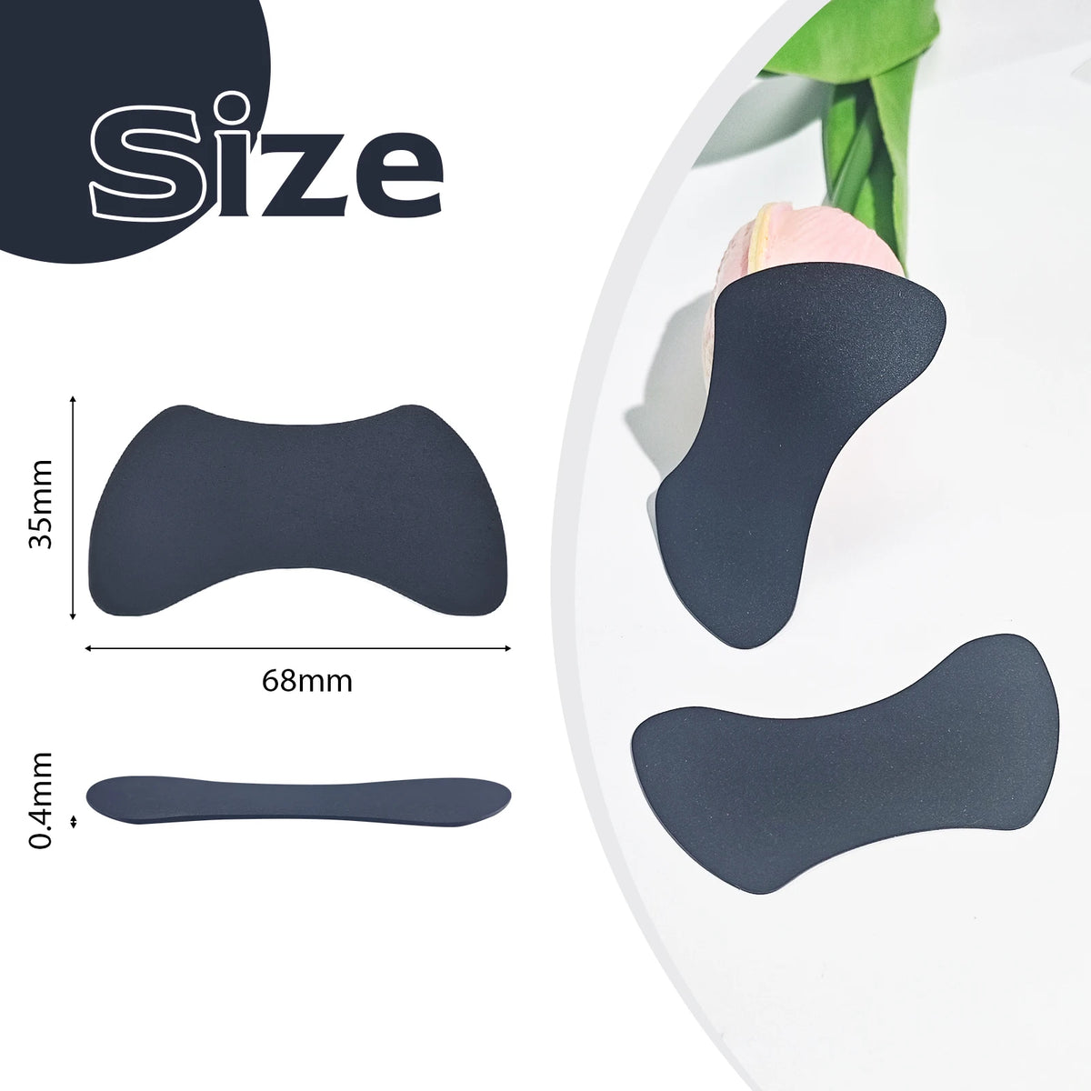 LiBeauty Soft and Sticky Lash Lift Flat Shield Step 1reusable Silicone Eye Pads for Lash Lift & Extensions Softening Pad Dyeing MegaBDM