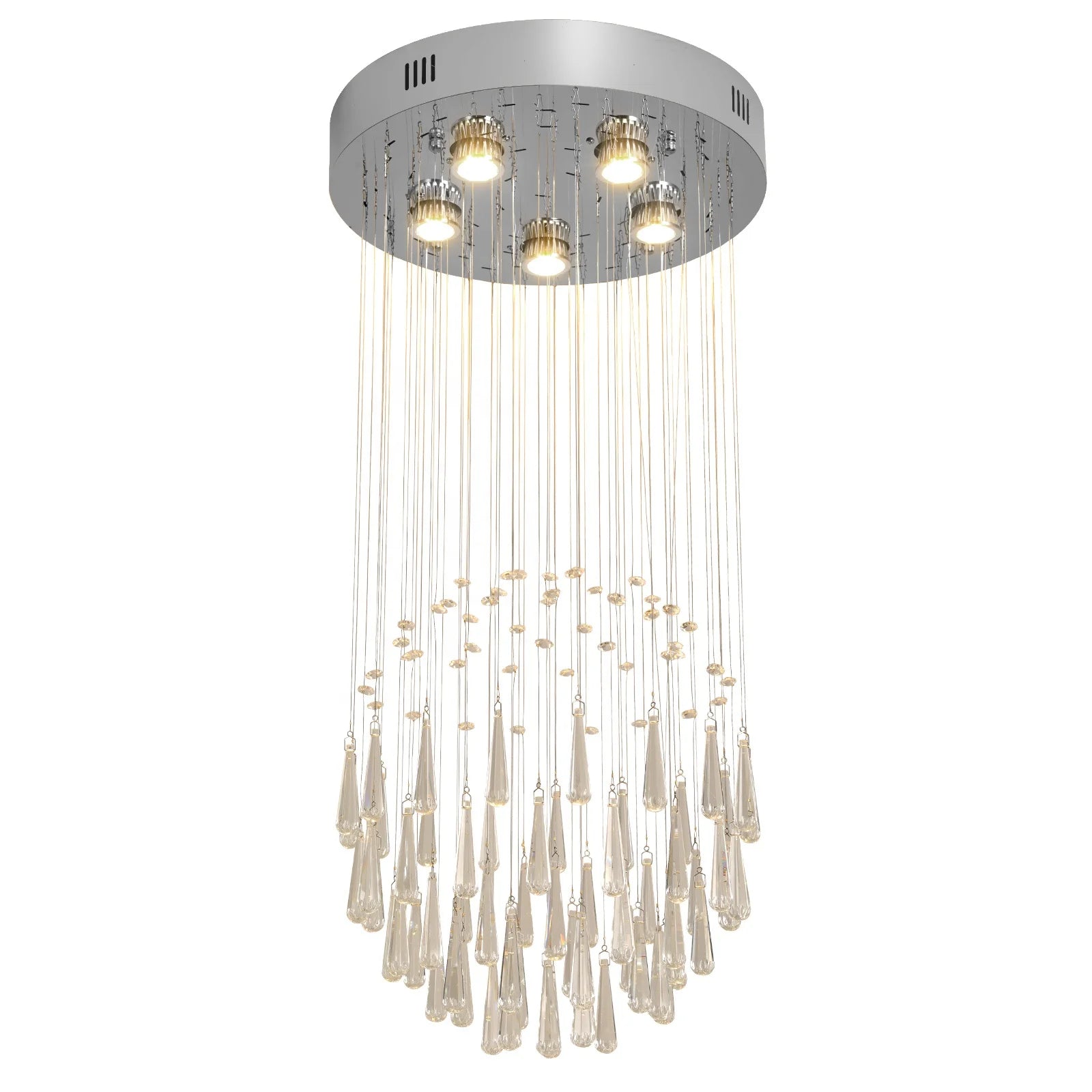 Modern Crystal Pendant Chandelier for Dining Room Suspension Lighting  Illumination