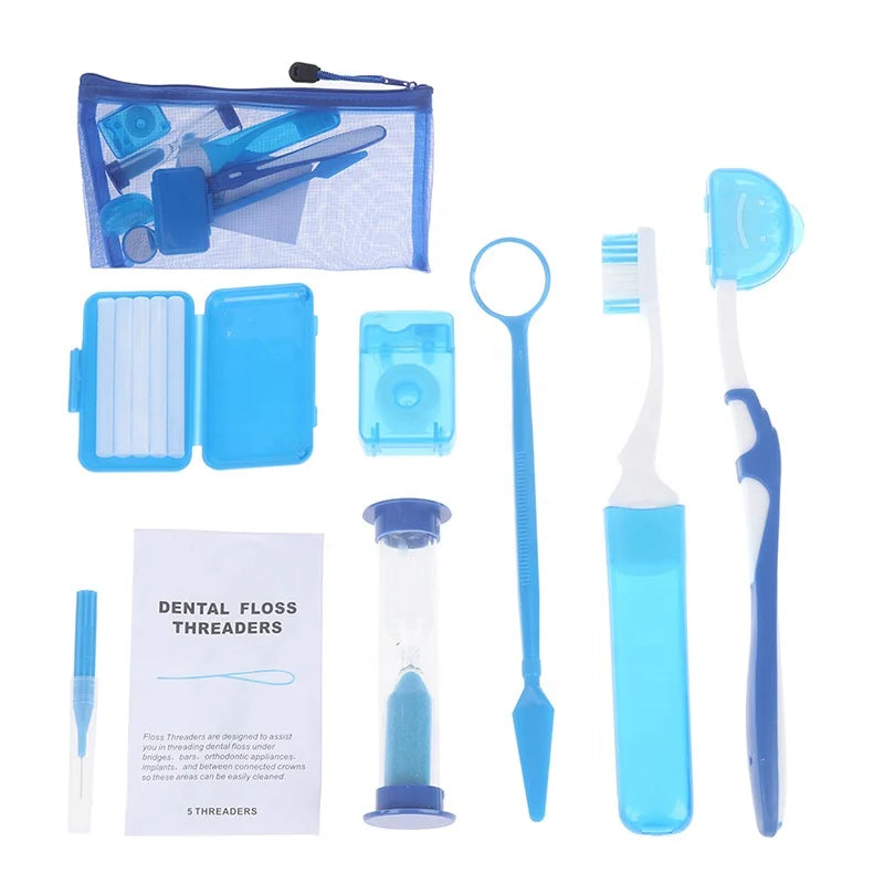 8 in 1 Dental Orthodontic Teeth Cleaning Kit Multi-Purpose Oral Hygiene Products for Effective Care