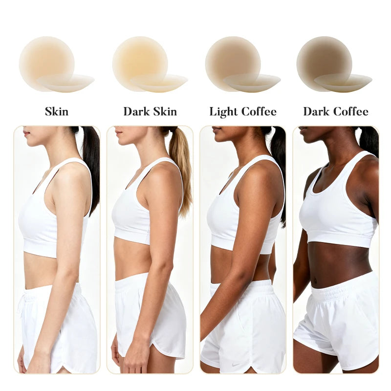 Wholesale Reusable Silicone Nipple Covers Bra Pasties Breast Petals for Backless Dress