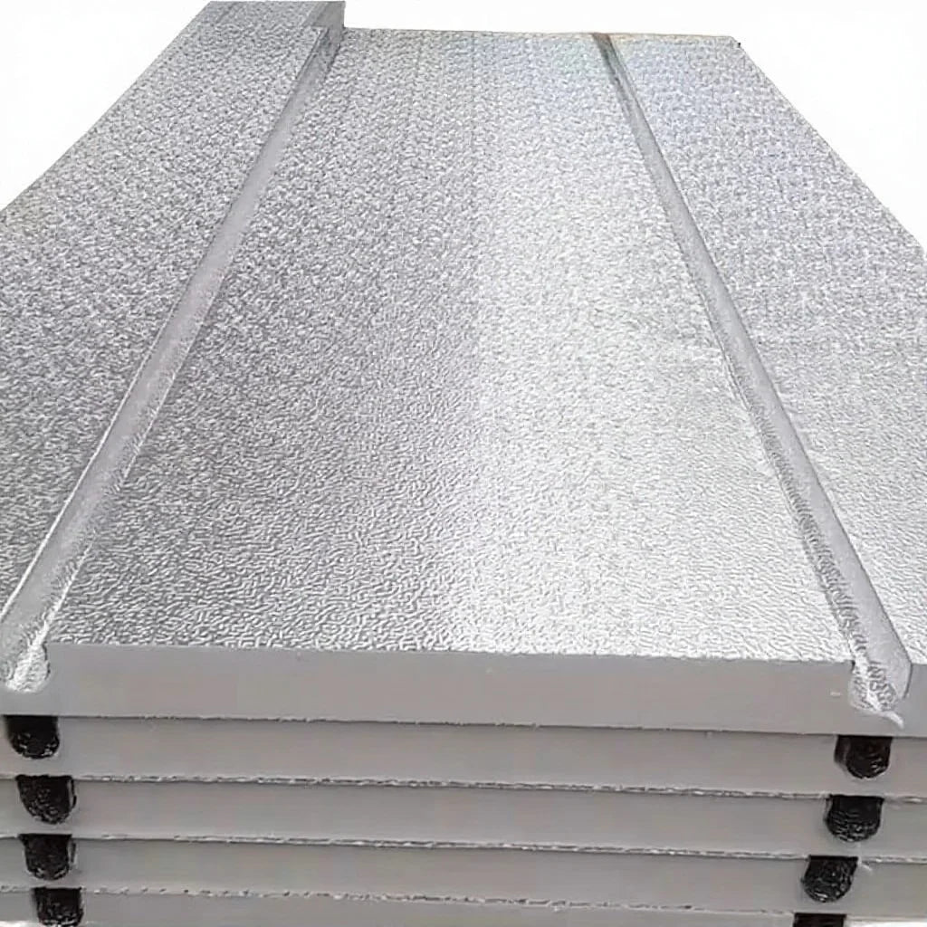 Easy Installation Pre-Grooved XPS Insulation Panel Aluminum Foil Floor Heating Board No Backfilling MegaBDM