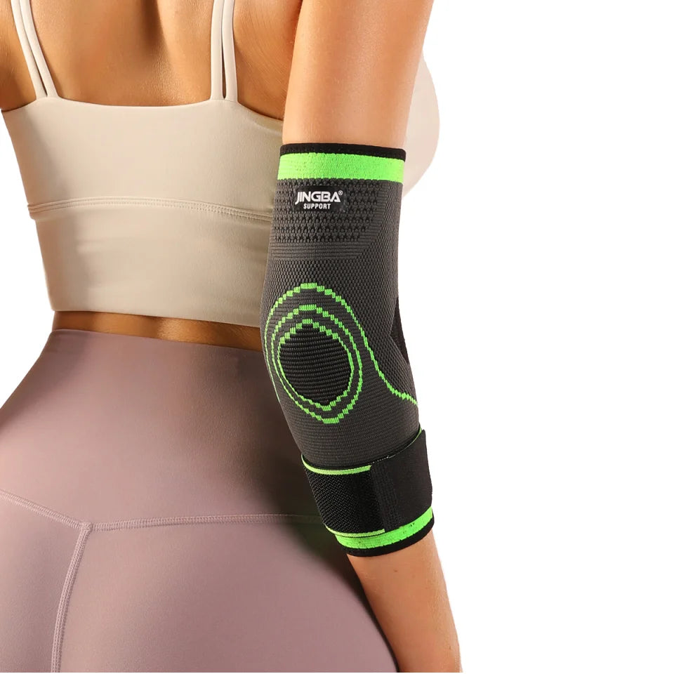 JINGBA Wholesale Tennis Elbow Compression Support Sleeve Brace for Workout Weightlifting Workouts Arm Support Elbow Sleeves