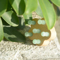 New Design Meridian Wooden Comb with Green Jade Stone Scalp Massager Head Stress Relax GUA SHA Comb Massage Tool Wholesale