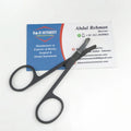 Private Label OEM Sustainable Stainless Steel Eyebrow Scissors Mini Manicure Cuticle Scissors for Eyebrow Eyelash Face Hair Nail