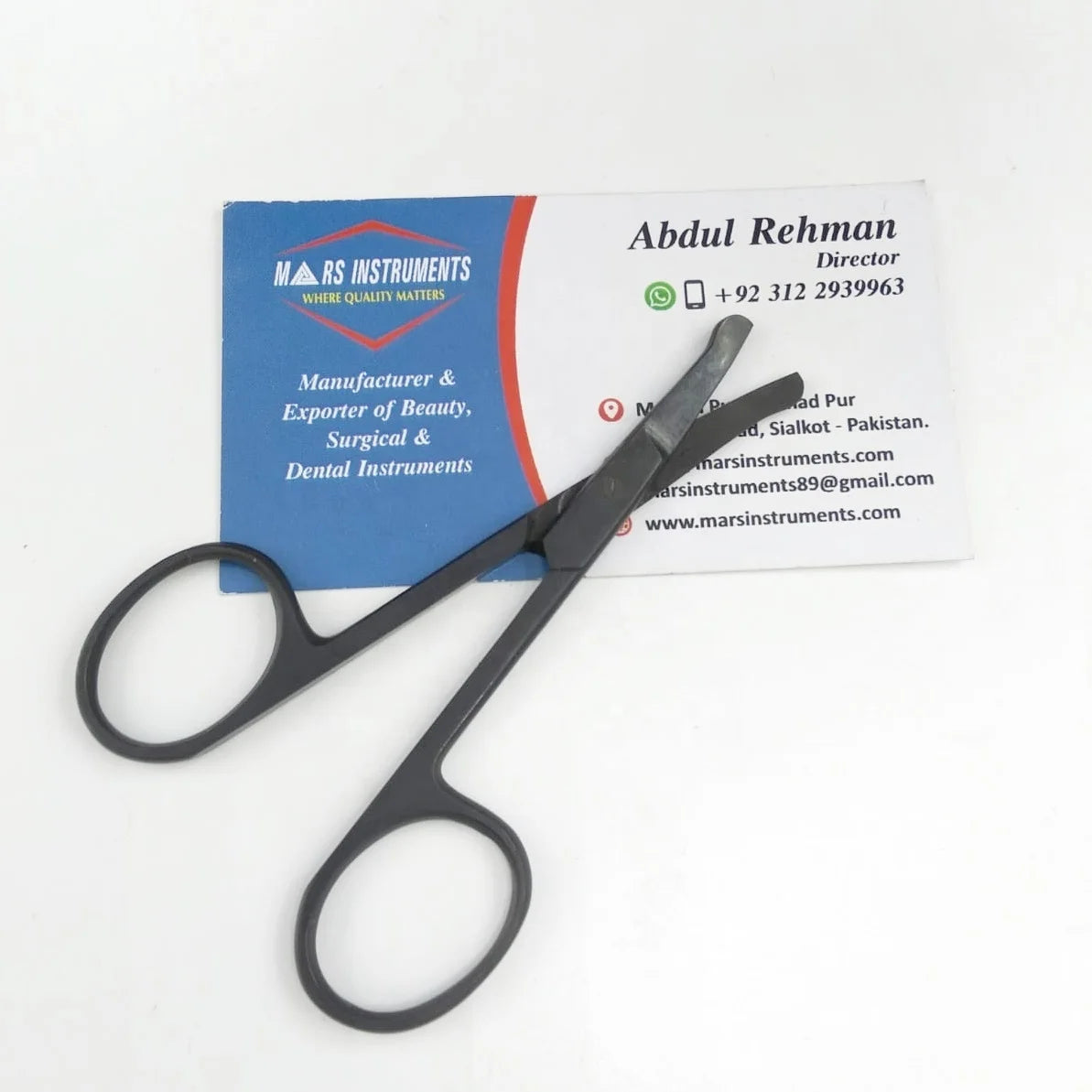 Private Label OEM Sustainable Stainless Steel Eyebrow Scissors Mini Manicure Cuticle Scissors for Eyebrow Eyelash Face Hair Nail