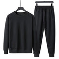 OEM custom logo embroidery printed design Autumn Men's Casual Men's Suit Running Long Sleeve Pants Two-Piece sweatshirt Set MegaBDM