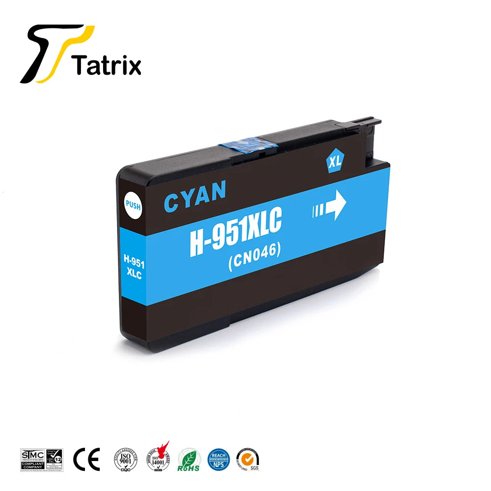 Tatrix hp 950xl 951xl  CN046AN US Stock Compatible Ink Cartridge for Officejet Pro  8620/8630 /8615/8625