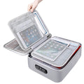 YIHUAXING Multi-Layer Portable File Storage with Lock for Important Passport Certificates Fireproof Document Organizer Bag