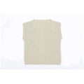 ODM OEM Custom Chinese Thin Knitted Vest Women Regular Fitting Sleeveless 100% Merino Wool Anti-Wrinkle Soft Chinese Front