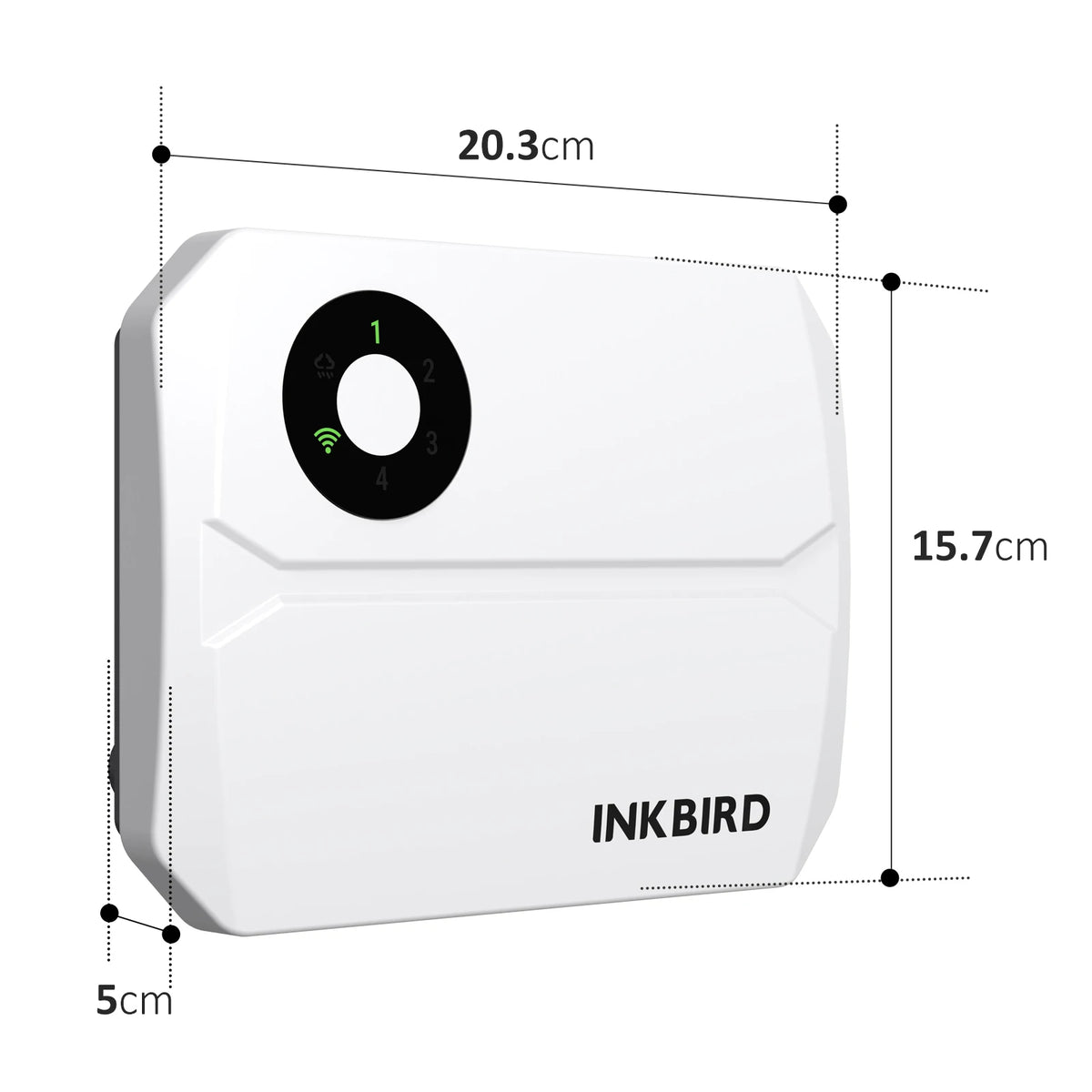 Inkbird IIC-400-WIFI 4 Zones Smart Sprinkler Controller with Smart Weather Skips Water Calculation for Lawn Garden Courtyard MegaBDM