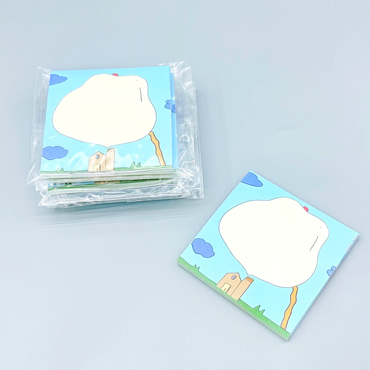 Wholesale Cute Cartoon Memo Pads Decorative Stationery Sticky Notes in Offset Kraft Cardboard Duplex Board-for Bill Management