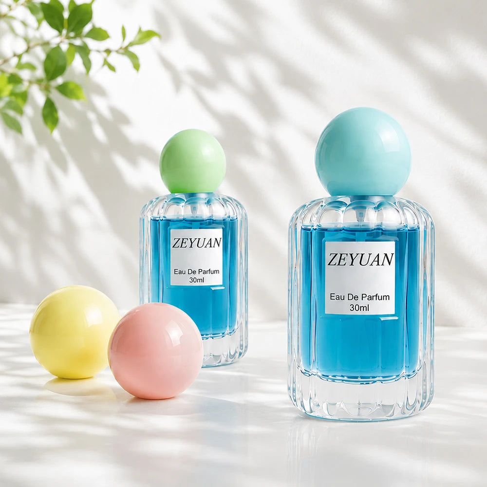 Premium Morden 30ml Ribbed Glass Perfume Bottle Empty Perfume Spray Bottle for Private Label Packaging MegaBDM