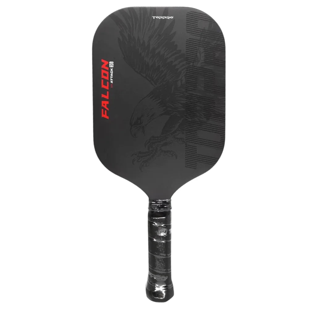 Edgeless Thermoformed Pickleball Paddle for Squash Balls Fully Customizable OEM ODM TOPPRO T7009 Premium PU Grip Logo Printed