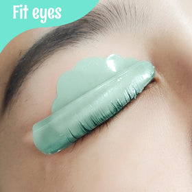 Private Label Glueless Lash Lift shields Salon Self Sticky Lash Lift Silicon Pads Reusable Lash Lift Rods v Curl Silicone