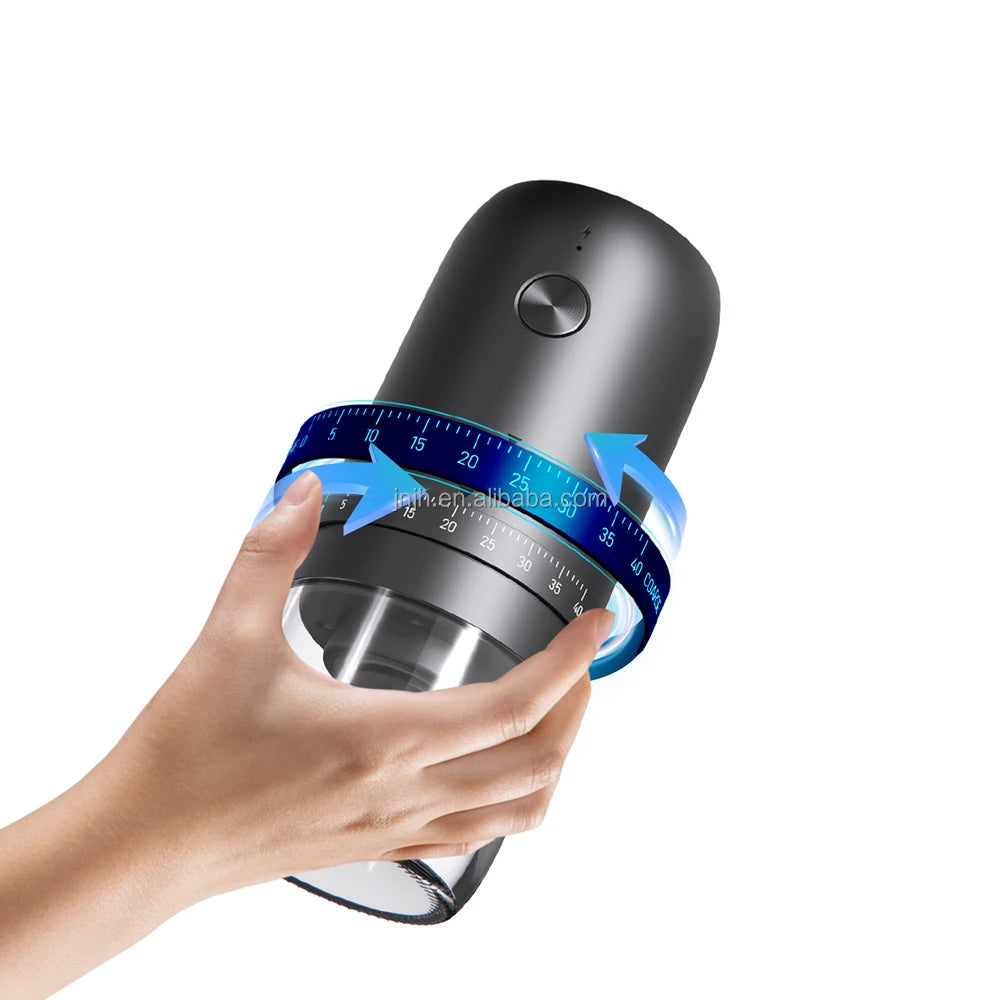 Mini Portable Electric Coffee Grinder / USB Rechargeable Automatic Grinder / Coffee Beans Grinder Mill