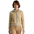 OEM ODM Customizable Ladies Winter Cardigan Fashion Sweater Jumper Fuzzy Jacquard Long Sleeves Warm Knitwear Casual Nylon V-neck