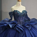 Jancember 6761 Luxury 2024 Sweetheart Evening Party Royal Blue Dresses for Girls