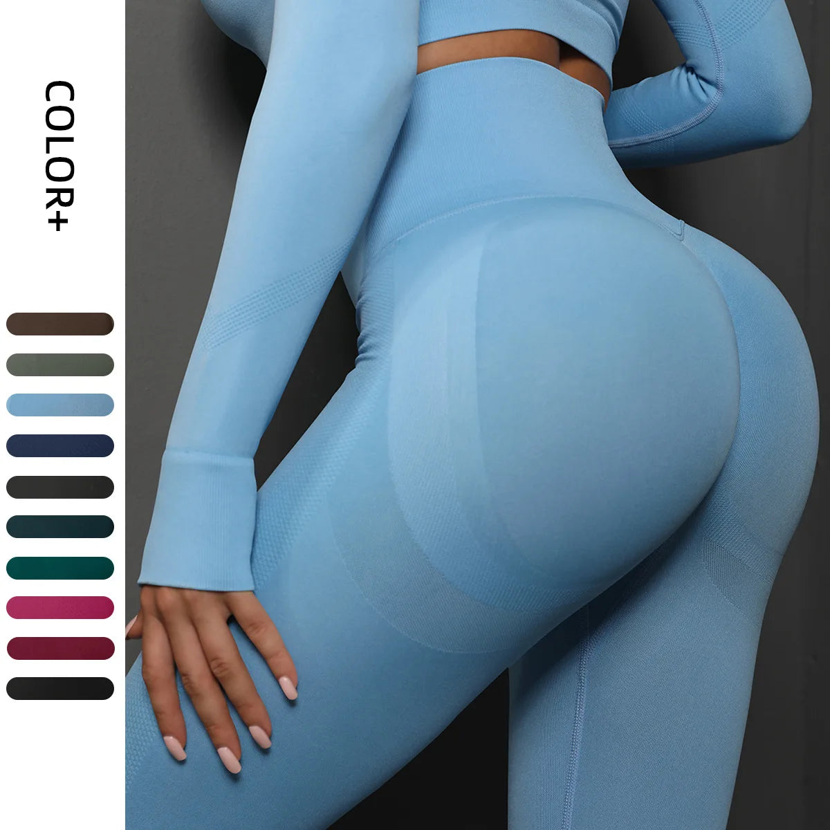 Seamless Peach Training Yoga Women's Sports Running Fitness Yoga Women Leggings