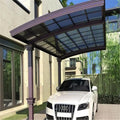 Car Canopy Outdoor Car Parking Polycarbonate Aluminum Alloy Waterproof Nature Customizable Size 15-Year Warranty Carport MegaBDM
