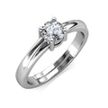 Affordable Priced 1 Carat GRA Moissanite Jewelry 925 Silver Wedding Women Solitaire Band Ring Destiny Jewellery