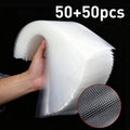 50Pcs + 50Pcs Vacuum Sealer Bags (100 Total), Airtight Food Storage, Heavy-Duty Commercial Grade, BPA-Free