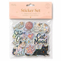 Custom Waterproof Sticker Set in an OPP Bag Suitable for Promotional and Craft Purposes; Can Be Cut Into Custom Shapes. MegaBDM