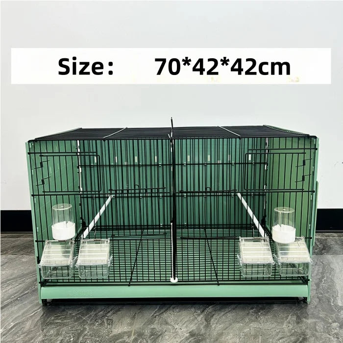 Collapsible Large Bird Cage Wholesale Extra Large 70Cm Bird Breeding Cage Pet Parrot Cages Bird House Model with Plastic Tray MegaBDM